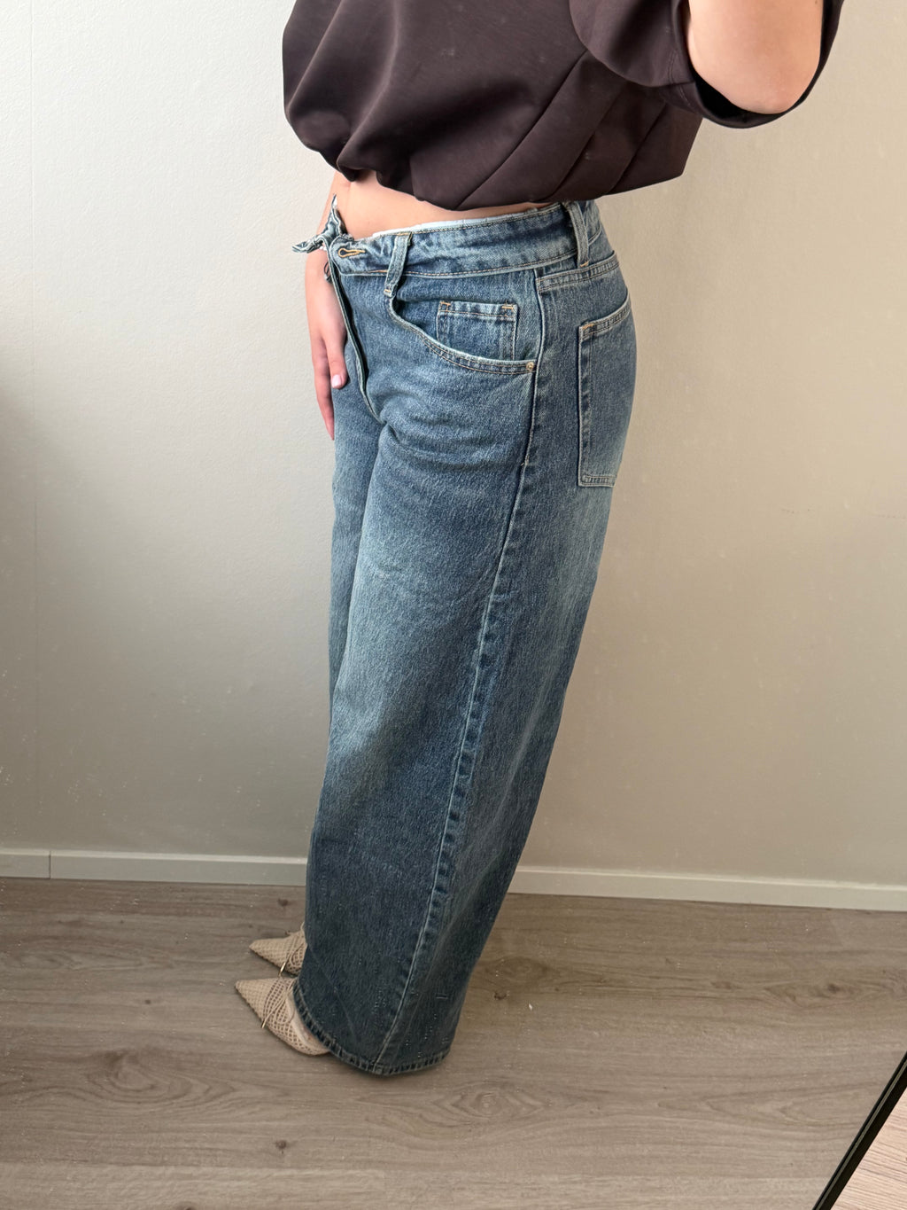 wide leg jeans