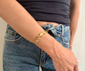Flora armband - goud