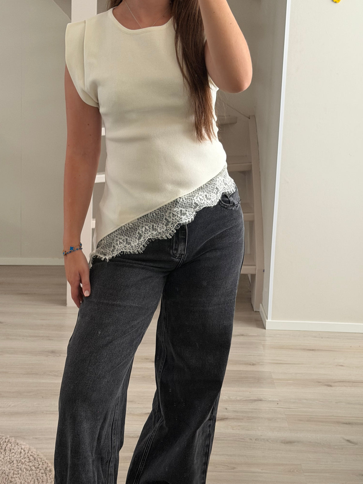 Lace Detail Top