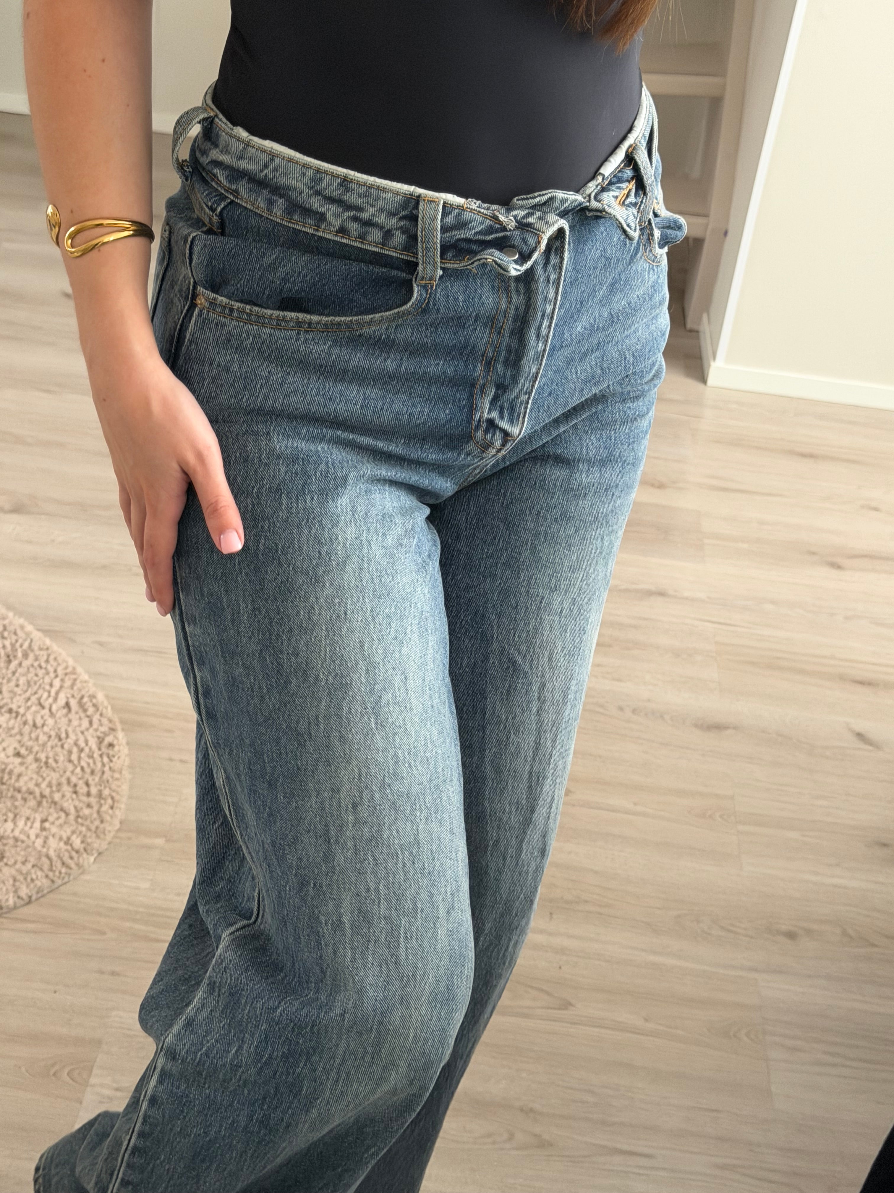 wide leg jeans