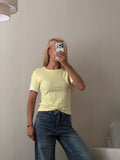 Butter yellow t-shirt