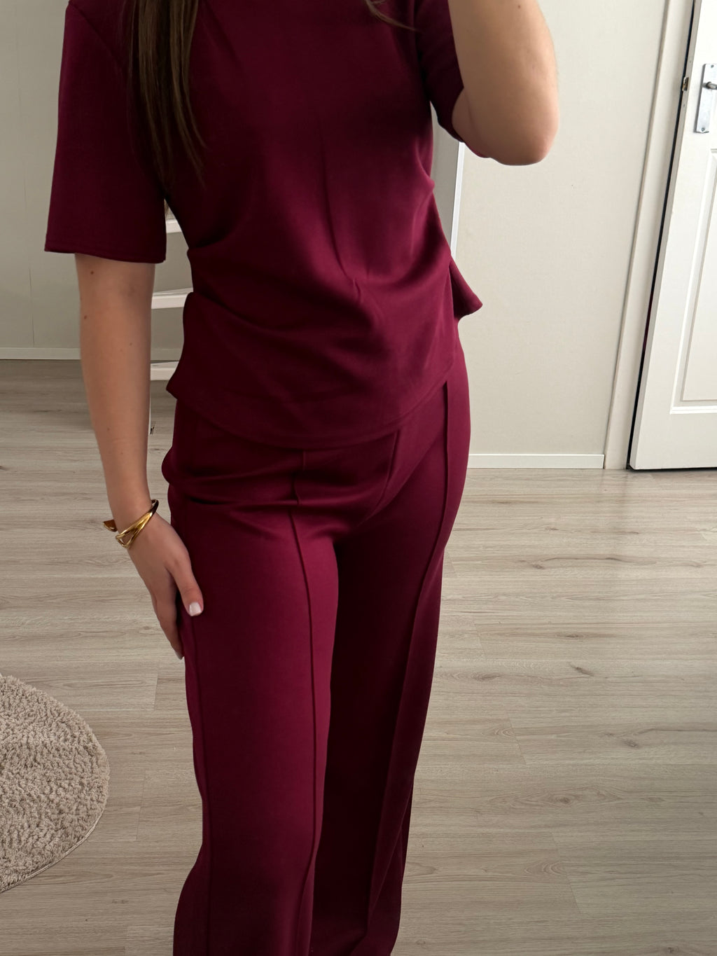 Bordeaux Luxe Co-ord Set