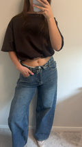 wide leg jeans